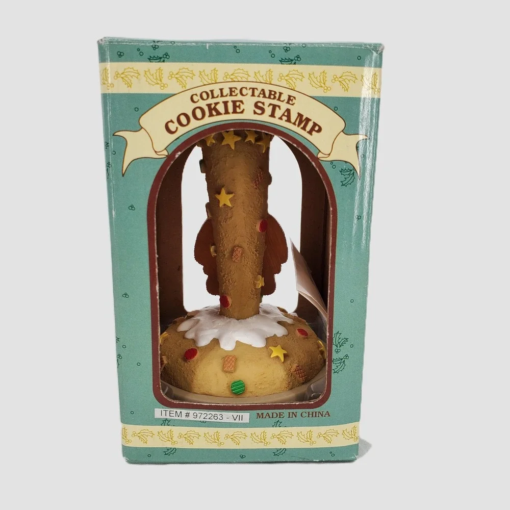 Rite Aid Collectable Cookie Stamp Gingerbread Angel Christmas 972263-VII Vintage